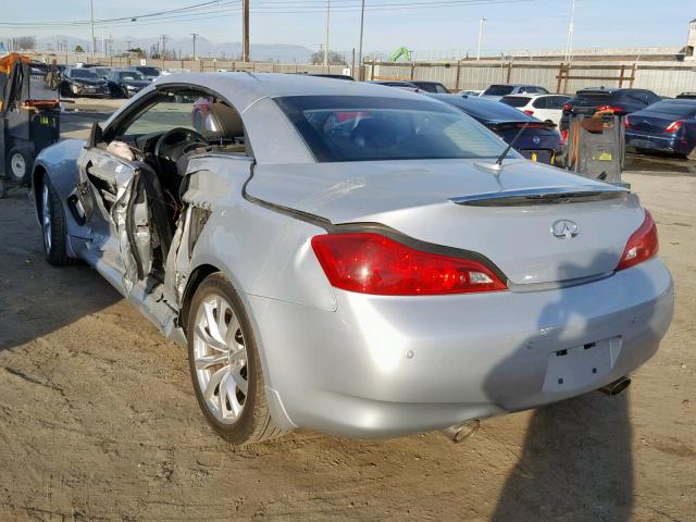 JN1CV6FE9EM901567 - 2014 INFINITI Q60 BASE SILVER photo 3