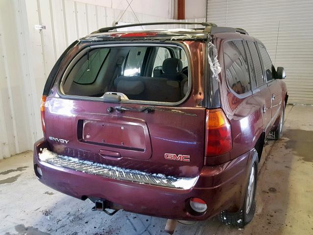 1GKDT13S962220184 - 2006 GMC ENVOY BURGUNDY photo 9