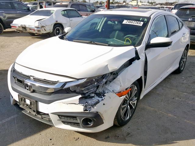 2HGFC1F34GH647212 - 2016 HONDA CIVIC EX WHITE photo 2