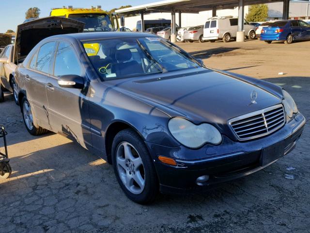 WDBRF61J32F257748 - 2002 MERCEDES-BENZ C 240 BLACK photo 1