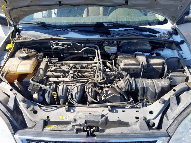 1FAHP34N37W148890 - 2007 FORD FOCUS ZX4 TAN photo 7