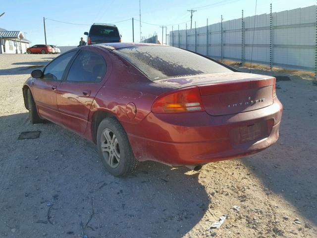 2B3HD56J7XH727762 - 1999 DODGE INTREPID E RED photo 3