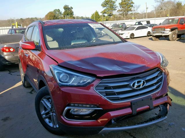 5XYZU3LB9JG537553 - 2018 HYUNDAI SANTA FE S RED photo 1