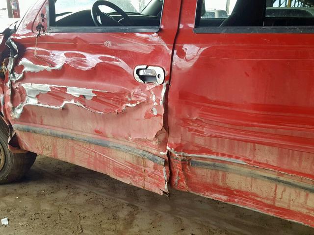 1D7HG48N24S695815 - 2004 DODGE DAKOTA QUA RED photo 10