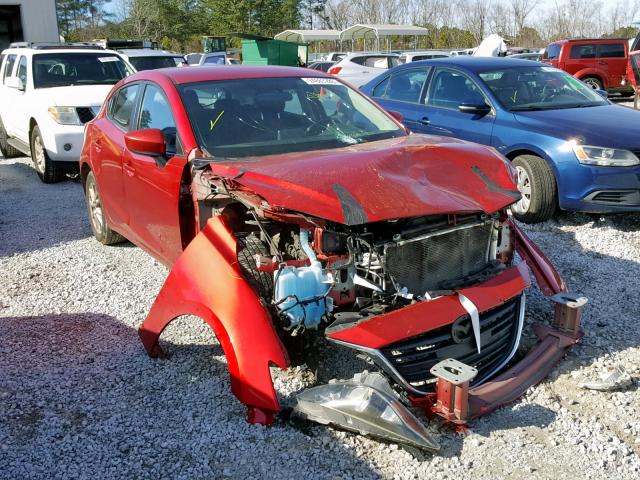 JM1BM1L73E1154537 - 2014 MAZDA 3 TOURING RED photo 1