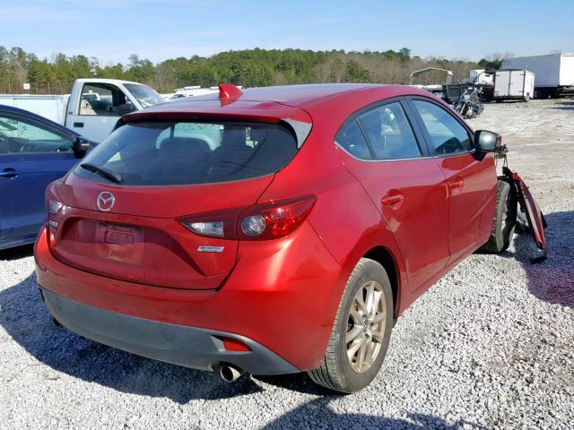 JM1BM1L73E1154537 - 2014 MAZDA 3 TOURING RED photo 4