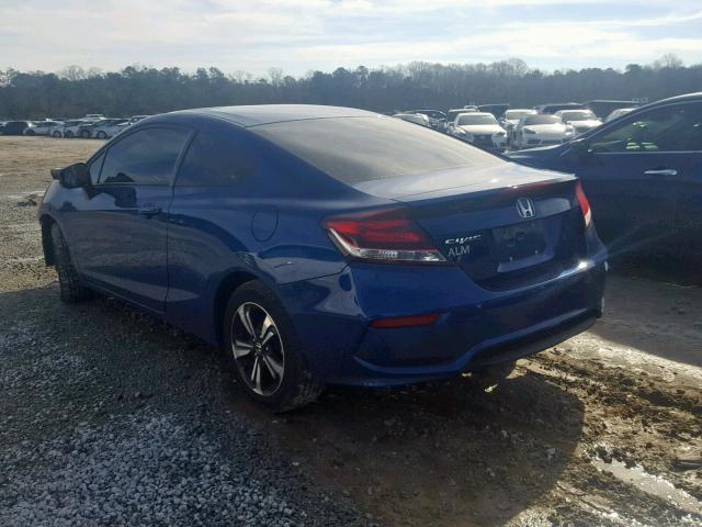 2HGFG3B88FH520611 - 2015 HONDA CIVIC EX BLUE photo 3