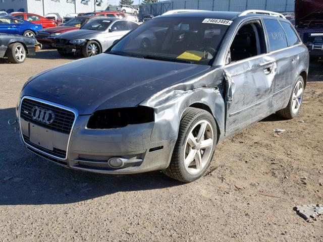 WAUKH78EX7A054112 - 2007 AUDI A4 3.2 AVA SILVER photo 2