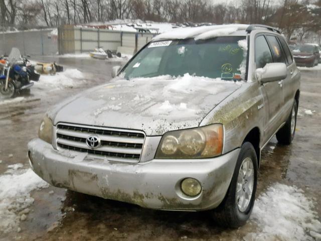 JTEHF21A820054066 - 2002 TOYOTA HIGHLANDER SILVER photo 2