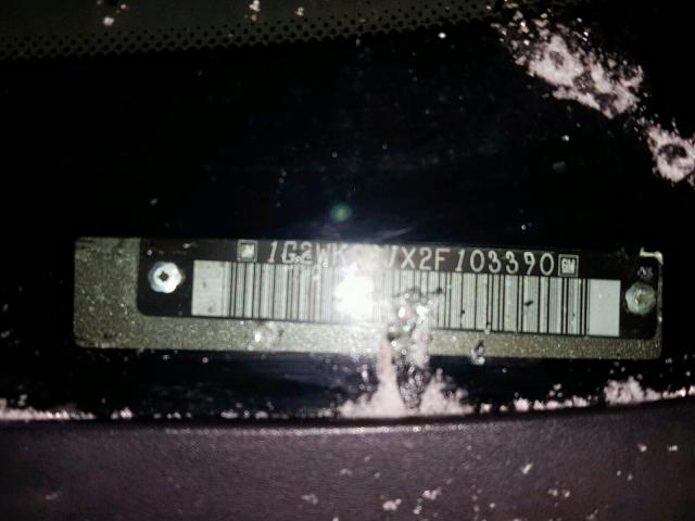 1G2WK52JX2F103390 - 2002 PONTIAC GRAND PRIX BROWN photo 10