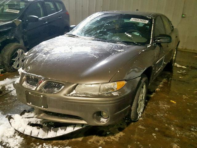 1G2WK52JX2F103390 - 2002 PONTIAC GRAND PRIX BROWN photo 2
