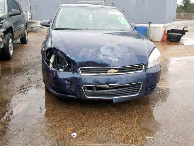 2G1WB58K889203705 - 2008 CHEVROLET IMPALA LS BLUE photo 10