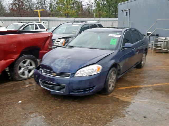 2G1WB58K889203705 - 2008 CHEVROLET IMPALA LS BLUE photo 2