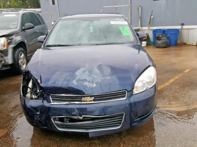 2G1WB58K889203705 - 2008 CHEVROLET IMPALA LS BLUE photo 7