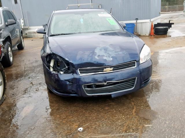 2G1WB58K889203705 - 2008 CHEVROLET IMPALA LS BLUE photo 9