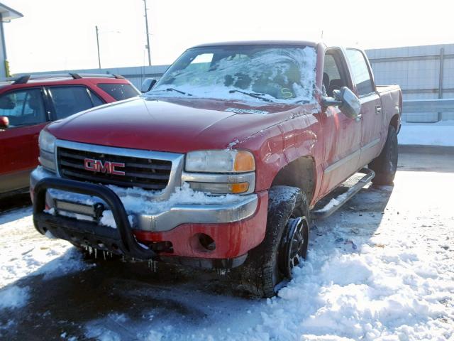 2GTEK13Z461283435 - 2006 GMC NEW SIERRA RED photo 2