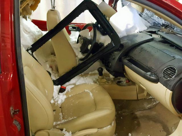 3VWSR31C56M402527 - 2006 VOLKSWAGEN NEW BEETLE Rot Foto 5