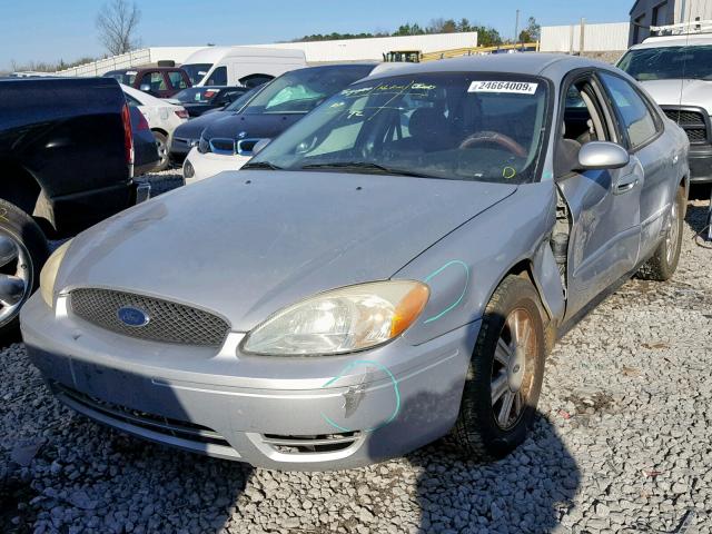 1FAFP56U47A155223 - 2007 FORD TAURUS SEL SILVER photo 2