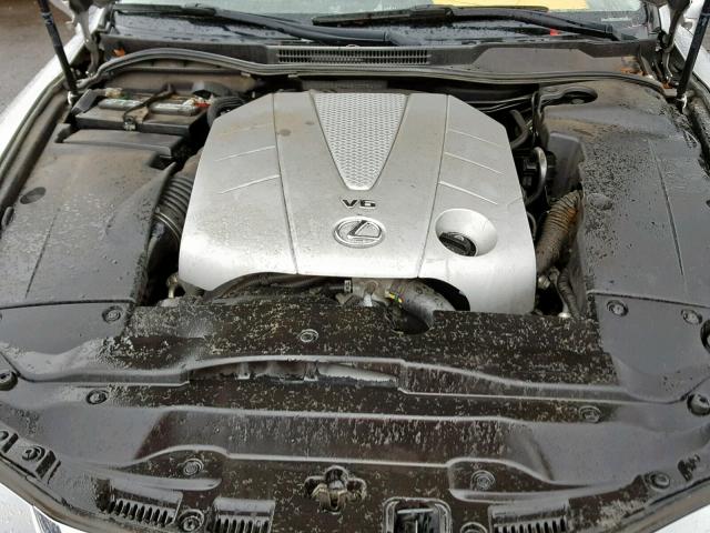 JTHBE262565007941 - 2006 LEXUS IS 350 SILVER photo 7