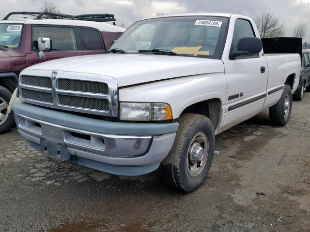 3B7KC26Z9WM283764 - 1998 DODGE RAM 2500 WHITE photo 2