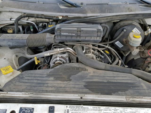 3B7KC26Z9WM283764 - 1998 DODGE RAM 2500 WHITE photo 7