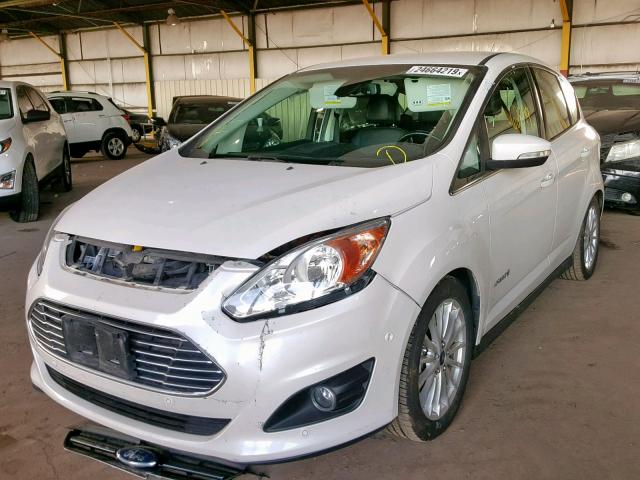 1FADP5BUXDL526494 - 2013 FORD C-MAX SEL WHITE photo 2