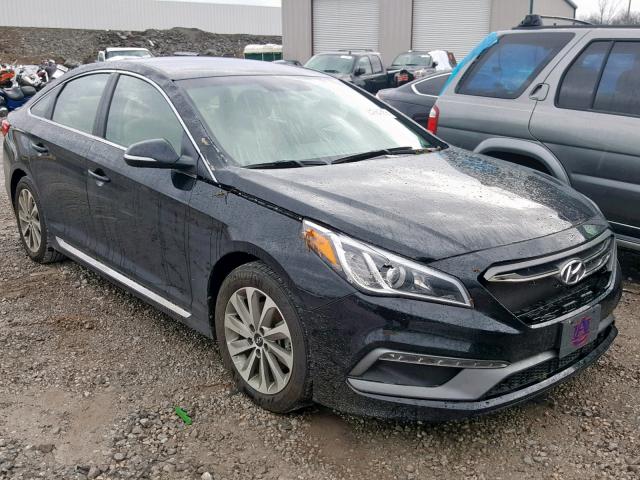 5NPE34AF2HH559958 - 2017 HYUNDAI SONATA SPO BLUE photo 1