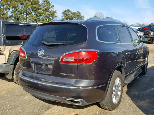 5GAKRBKD1GJ232834 - 2016 BUICK ENCLAVE BROWN photo 4