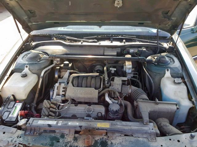 1G4HP53L3PH465431 - 1993 BUICK LESABRE CU GREEN photo 7