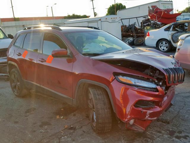 1C4PJMDS7HW588857 - 2017 JEEP CHEROKEE L RED photo 1