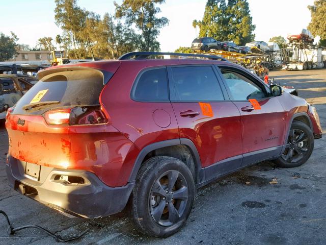 1C4PJMDS7HW588857 - 2017 JEEP CHEROKEE L RED photo 4