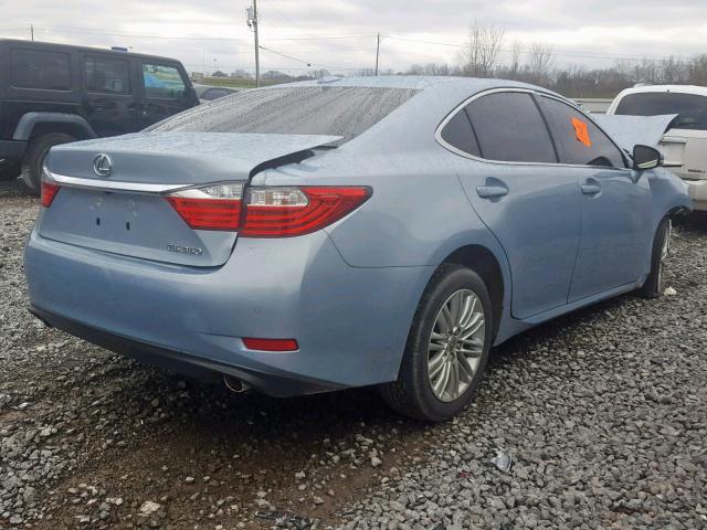 JTHBK1GG9D2008568 - 2013 LEXUS ES 350 BLUE photo 4