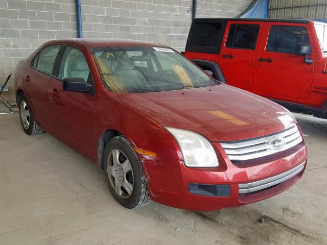 3FAHP06Z67R108403 - 2007 FORD FUSION S RED photo 1