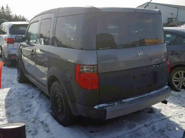 5J6YH28625L800377 - 2005 HONDA ELEMENT EX GRAY photo 3