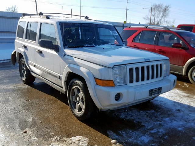 1J8HG48KX6C206163 - 2006 JEEP COMMANDER WHITE photo 1