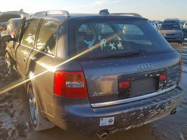 WAUVT64B44N037697 - 2004 AUDI A6 3.0 AVA GRAY photo 3