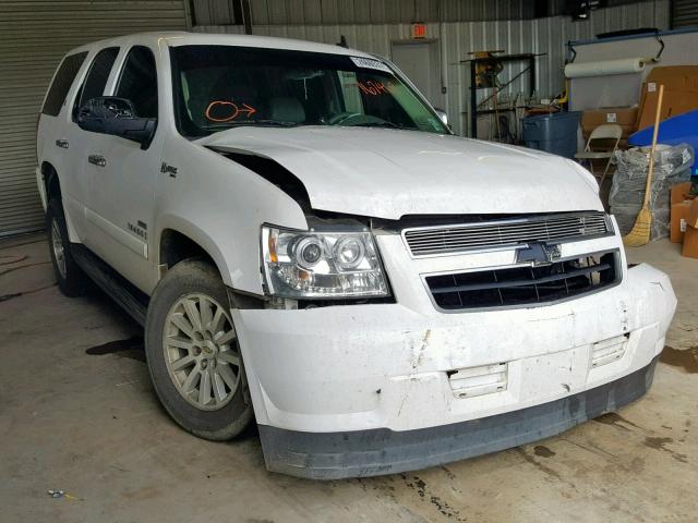 1GNFC13599R167469 - 2009 CHEVROLET TAHOE HYBR WHITE photo 1