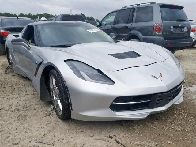 1G1YF2D76F5116876 - 2015 CHEVROLET CORVETTE S SILVER photo 1