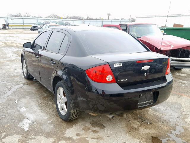 1G1AF5F58A7217347 - 2010 CHEVROLET COBALT 2LT BLACK photo 3