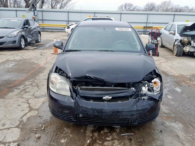 1G1AF5F58A7217347 - 2010 CHEVROLET COBALT 2LT BLACK photo 9