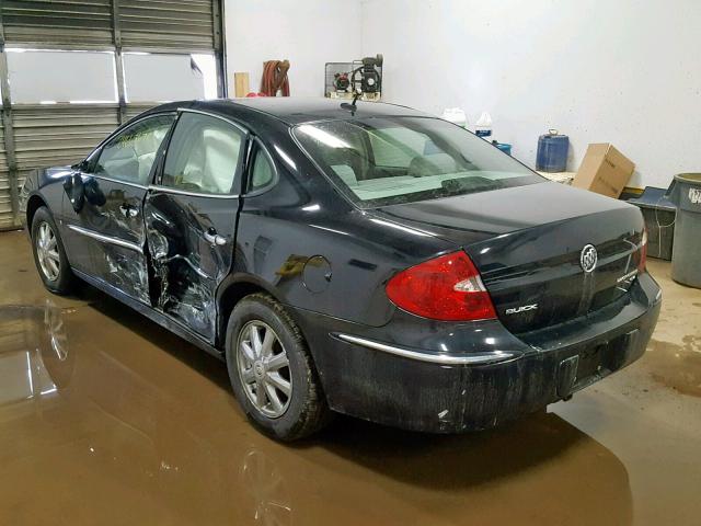 2G4WC582481135269 - 2008 BUICK LACROSSE C BLACK photo 3