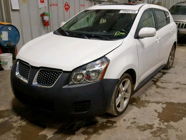 5Y2SP67079Z424748 - 2009 PONTIAC VIBE WHITE photo 2