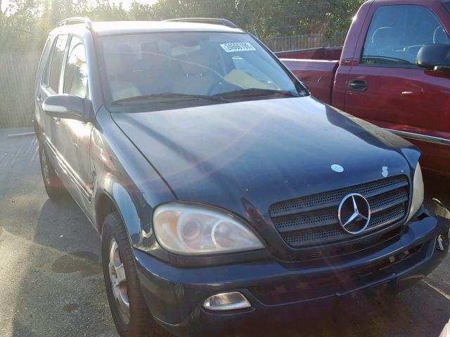 4JGAB57E04A507070 - 2004 MERCEDES-BENZ ML 350 BLACK photo 1