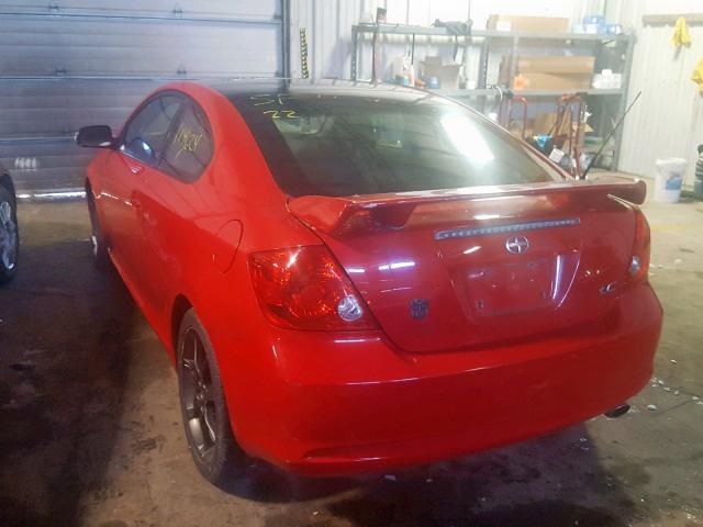 JTKDE177950060340 - 2005 TOYOTA SCION TC 红色 照片 3