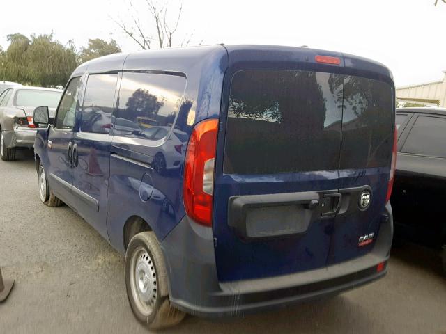 ZFBERFAB1H6H16452 - 2017 RAM PROMASTER 蓝色 照片 3