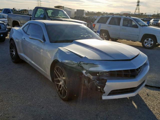 2G1FE1ED9B9196275 - 2011 CHEVROLET CAMARO LS SILVER photo 1