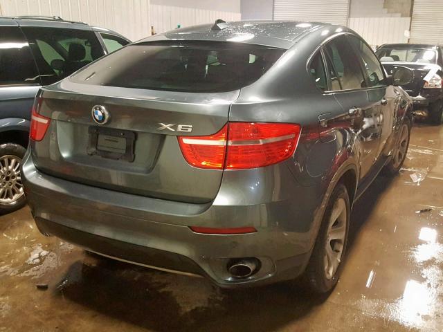 5UXFG43528LJ35736 - 2008 BMW X6 XDRIVE3 GRAY photo 4