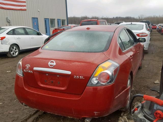 1N4AL21E99N473161 - 2009 NISSAN ALTIMA 2.5 MAROON photo 4