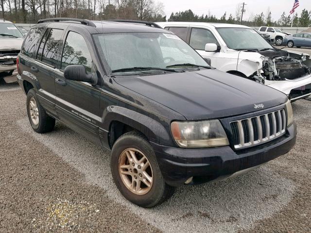 1J8GW48S64C278635 - 2004 JEEP GRAND CHER BLACK photo 1