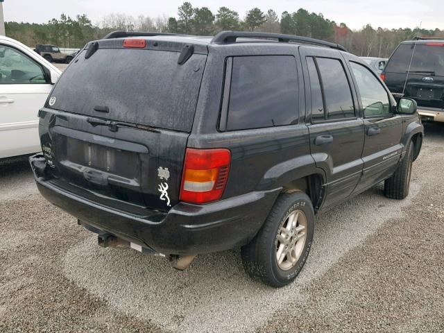 1J8GW48S64C278635 - 2004 JEEP GRAND CHER BLACK photo 4